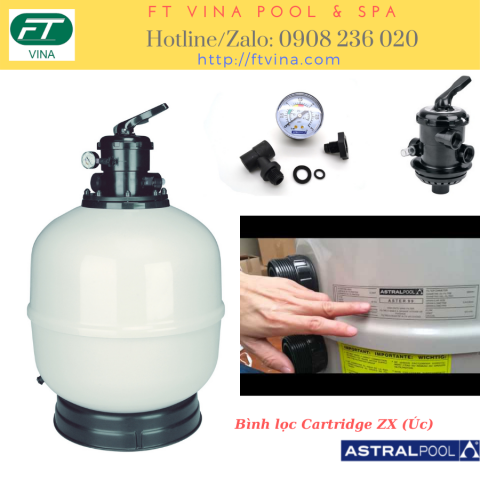 binh loc nuoc ho boi, binh loc ho boi, loc nuoc ho boi astral, bo loc nuoc ho boi astral , binh loc D500mm, binh loc D900mm
